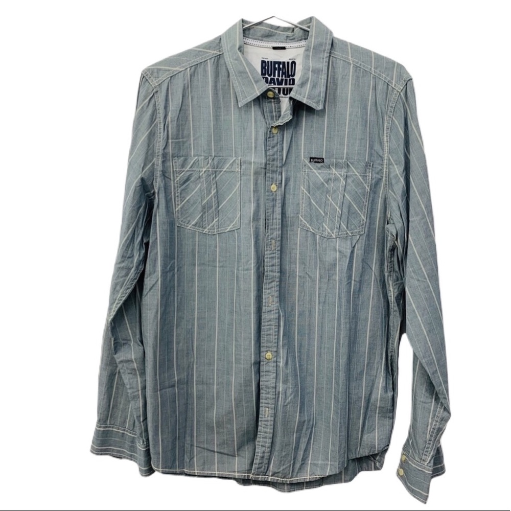 Buffalo Striped Button Down Shirt